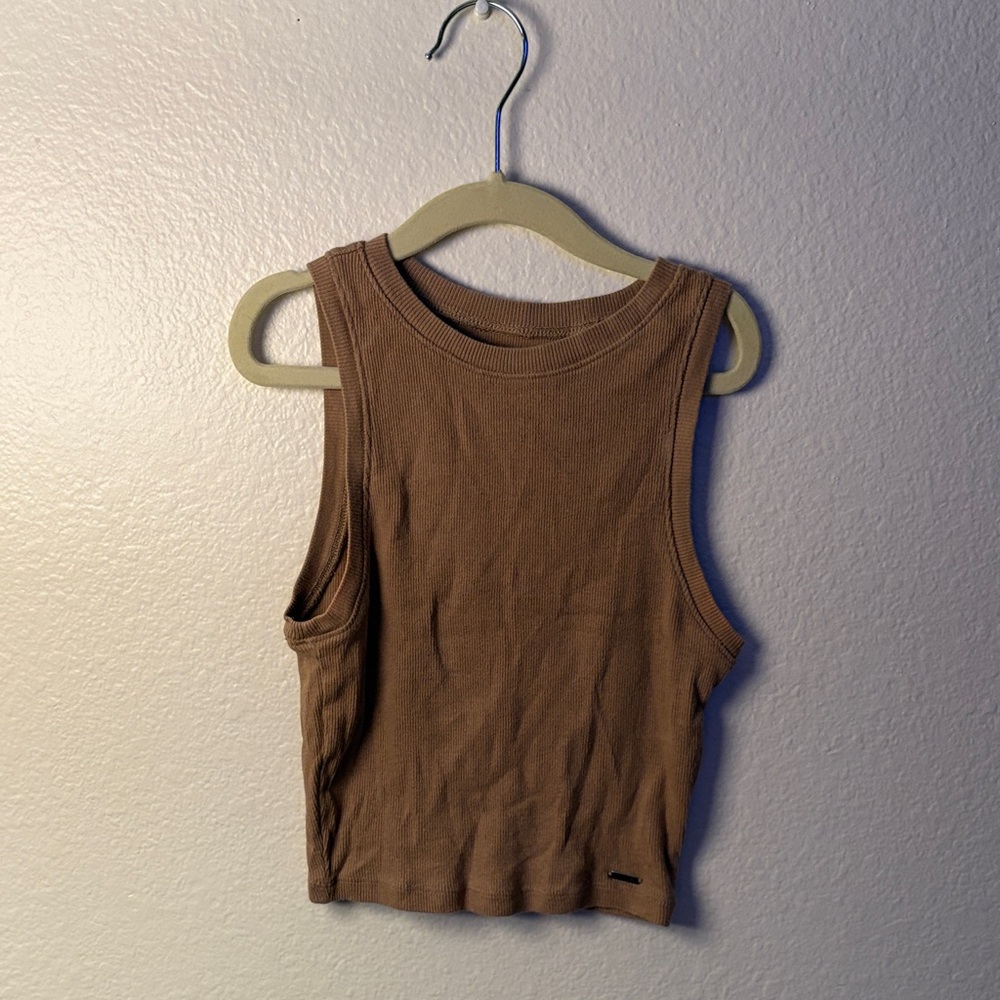 Hollister Brown Tank Top